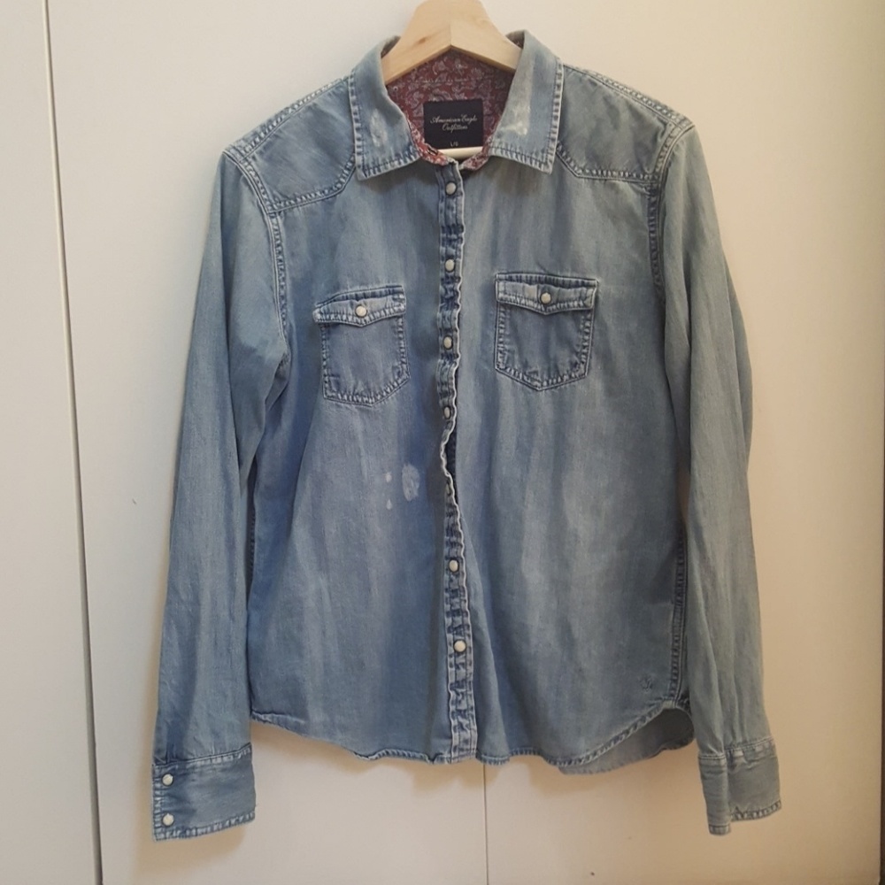 American Eagle Denim Shirt